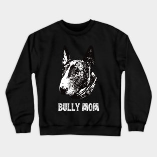 Brindle Bull Terrier Mom Crewneck Sweatshirt